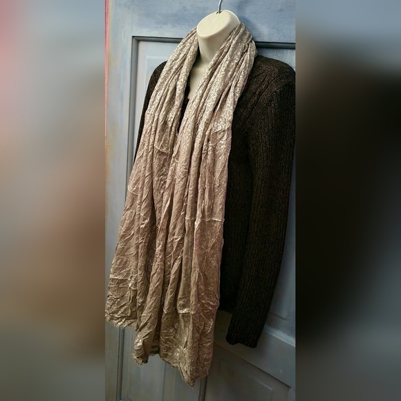 Romano  Ridolfi silver floral shawl - Picture 4 of 5